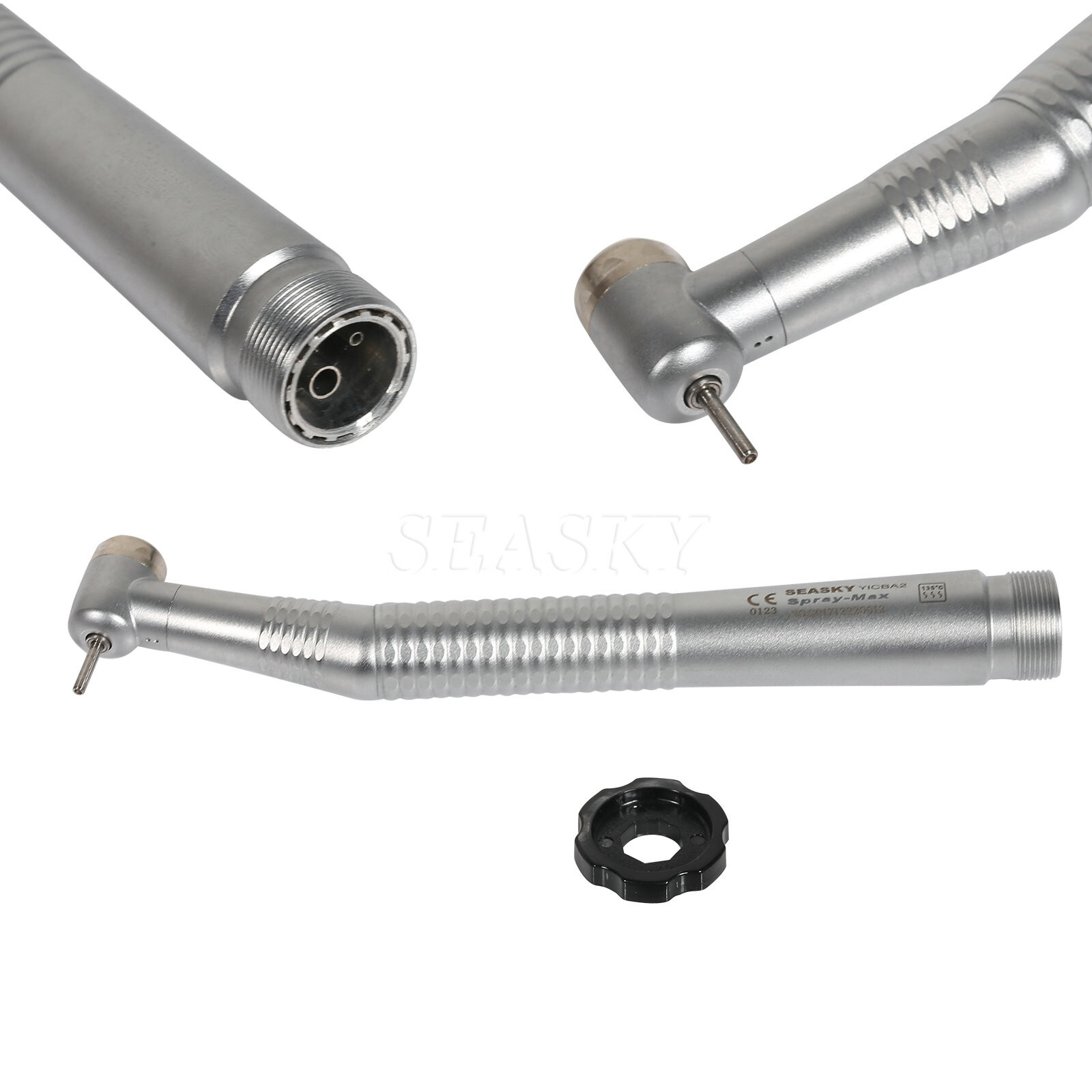 2xNSK Style Dental High Speed Handpiece Push Button head 2 Holes SK Y1BA2 in USA