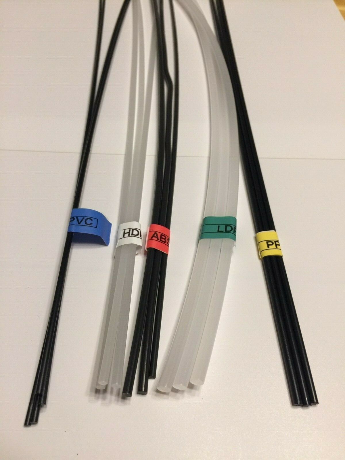 LDPE Polyethylene Plastic Welding Rods-20ft, 20pk (12in x 3mm 1/8″ BLK) Repair