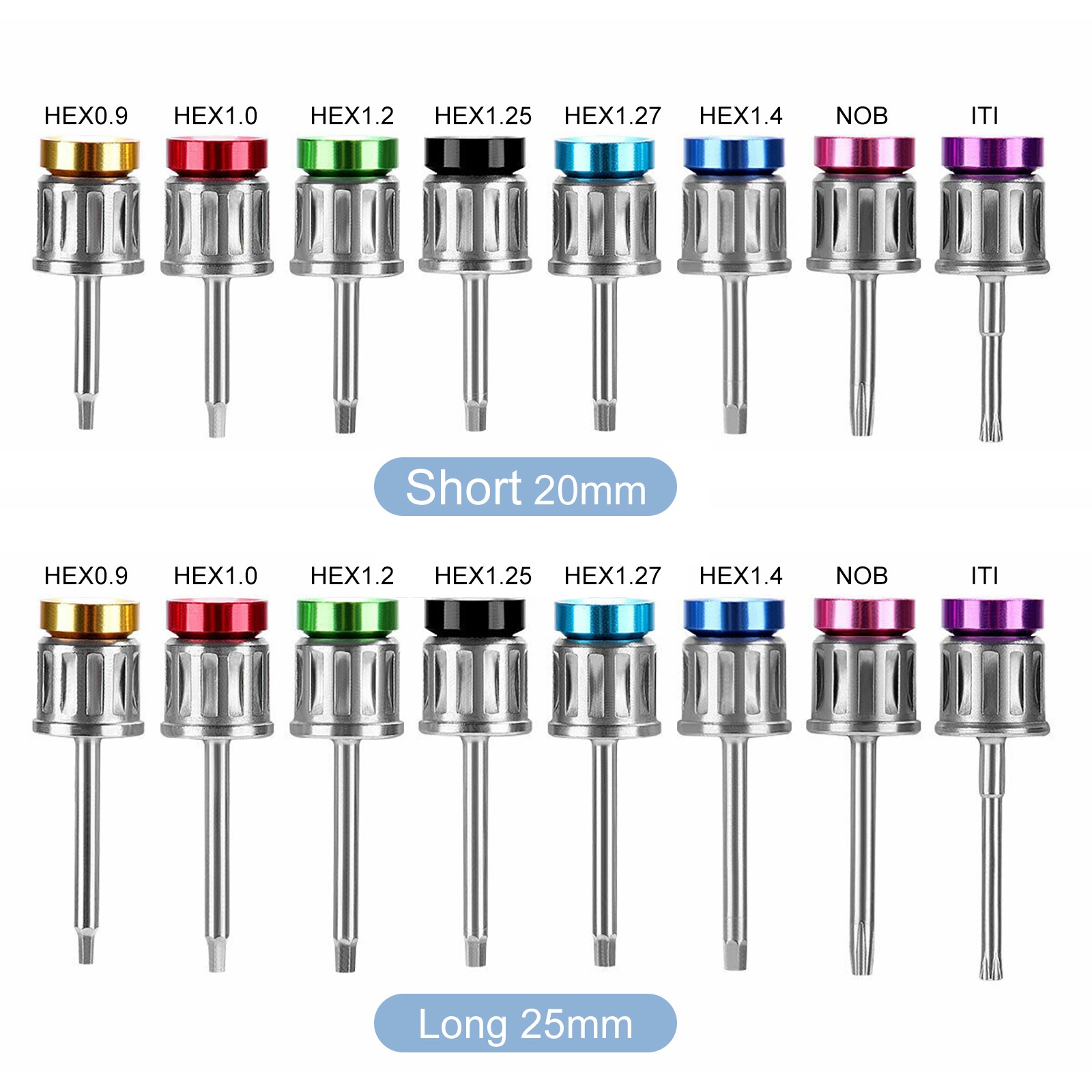 10x Dental Ultrasonic Scaler Piezo Tips Wrench fit EMS DTE SATELEC CE