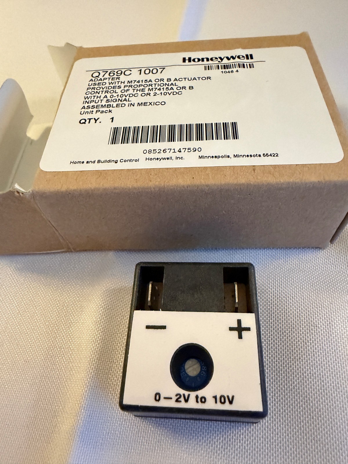 Honeywell Q769C1007 0-2 To 10 VDC Adjustable Signal Adapter