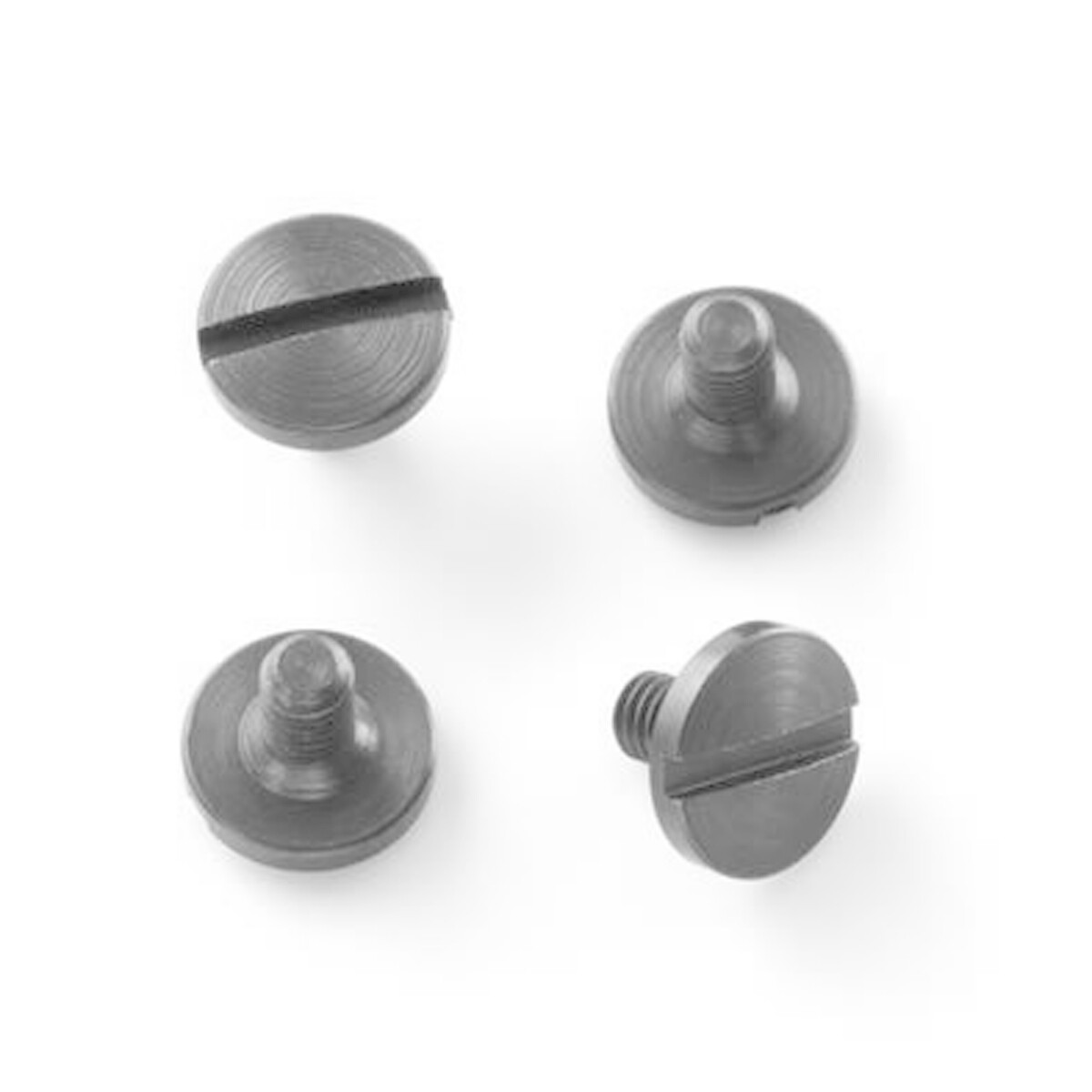 Hogue Beretta Grip Screws 4-Pack – Slotted Head – Stainless Finish