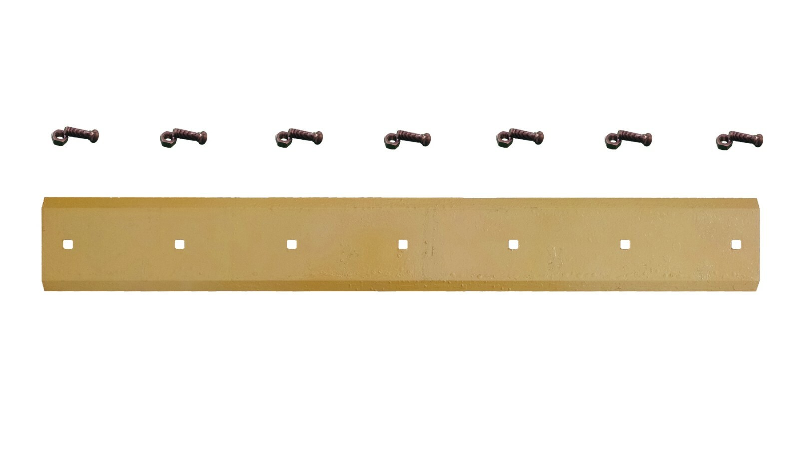 6718006 Skid Steer Cutting Edge w Bolts, fits some Bobcat, 7 Bolt, 5/8″X8″X68″