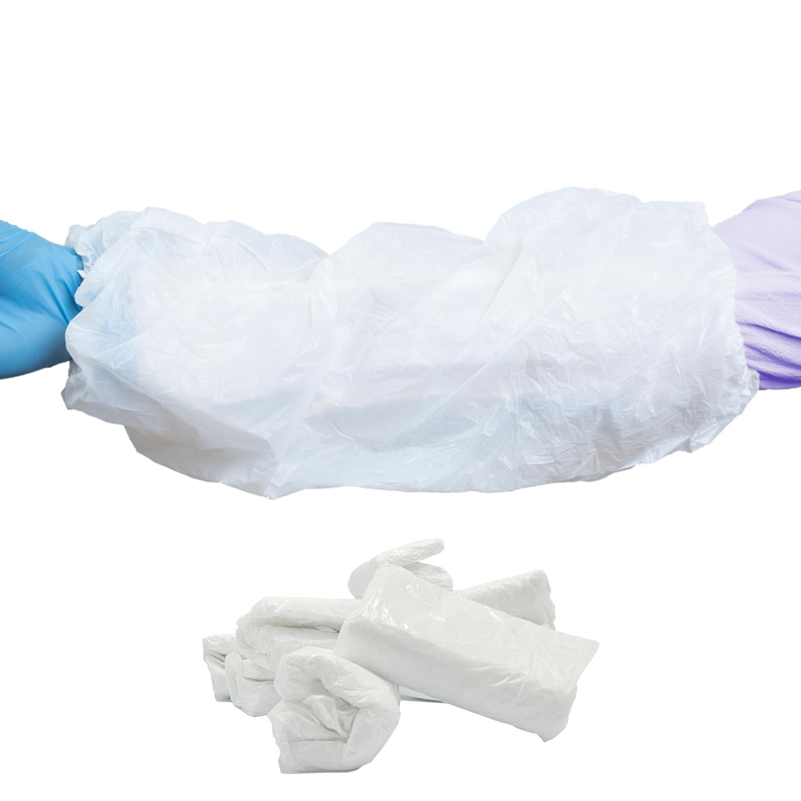 Disposable Arm Sleeve Covers – 18” Waterproof Polyethylene Protective Over