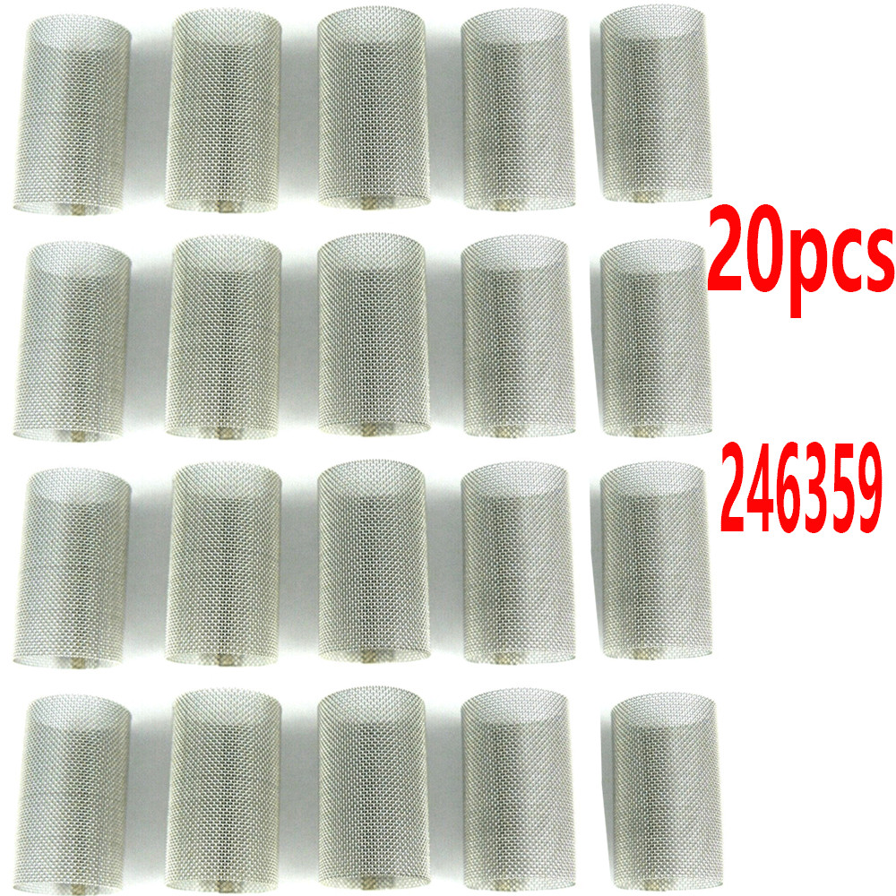Aftermarket 20 Pcs Filter Screens, 80 Mesh for Fusion Air Purge AP CS Gun 246359