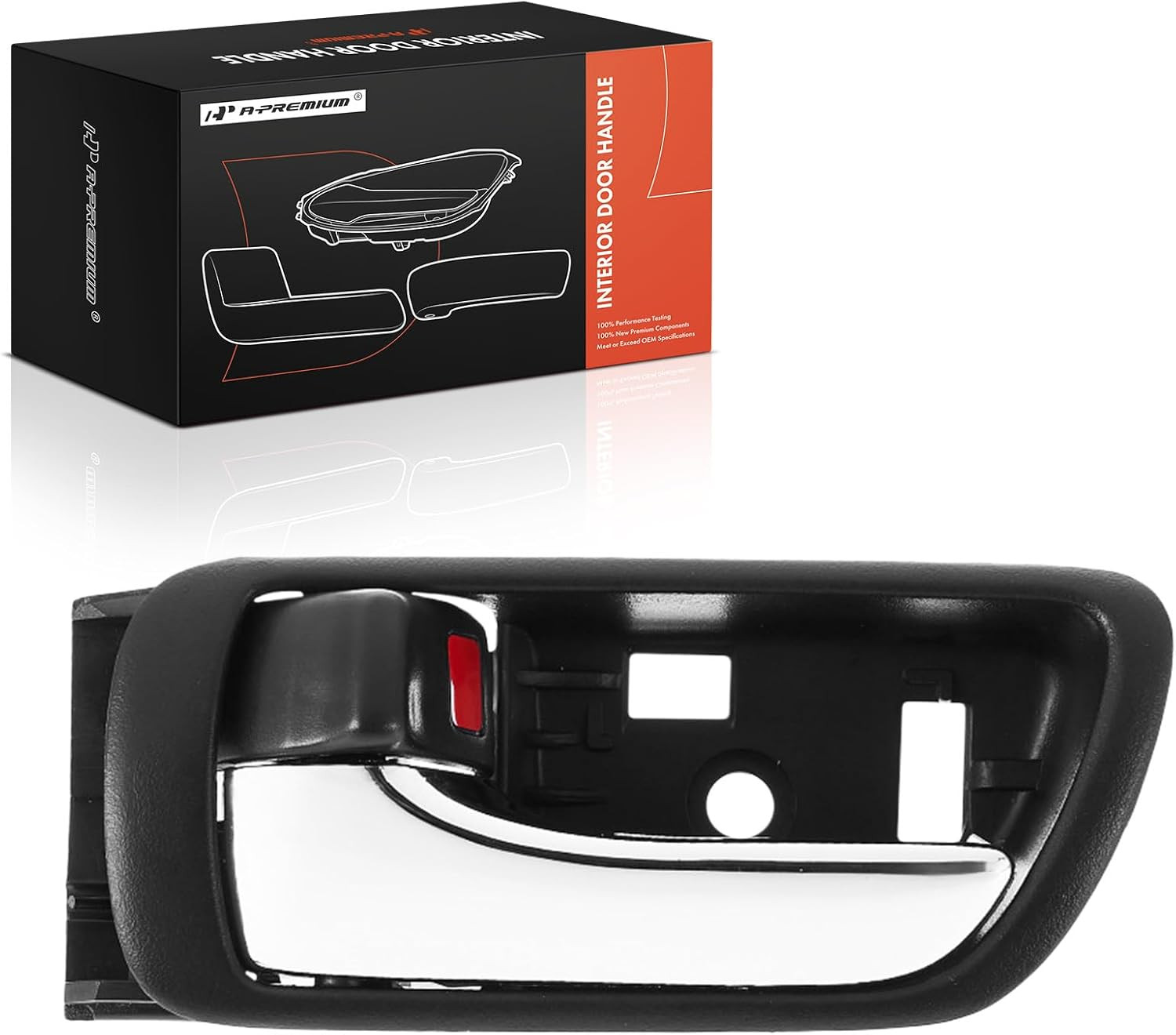 Front or Rear Left Interior Door Handle for Toyota Camry 2002-2006 Black Chrome
