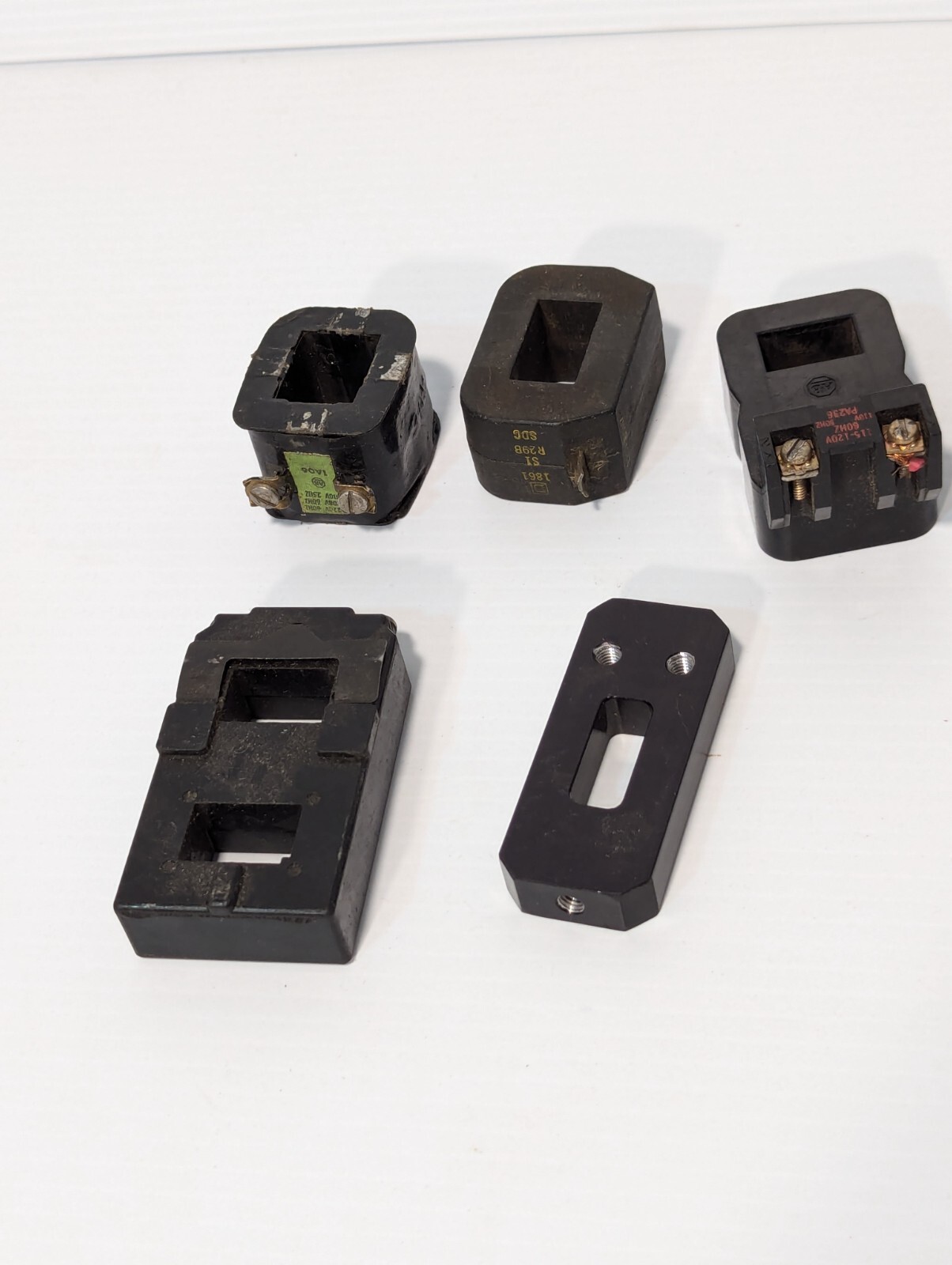 Lot of 5 – Solenoid Coils, varying shapes, types and sizes – Free Shipping