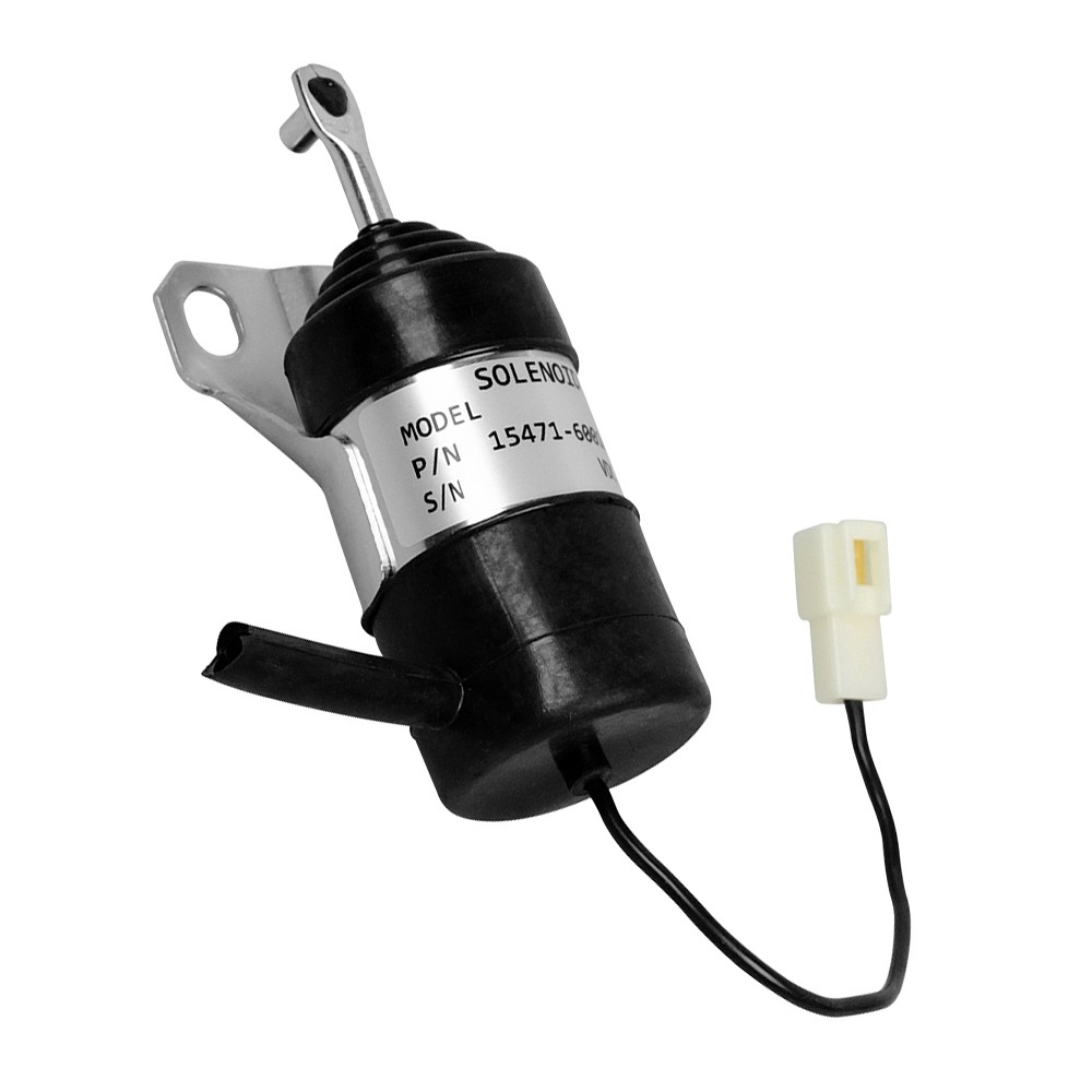 15471-60010 12VDC Fuel Shut Off Solenoid Fit for Kubota Tractor Excavator