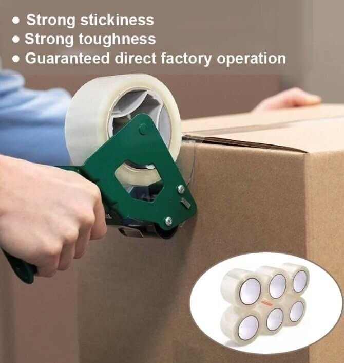 24 Rolls Shipping Packaging Box Packing Sealing Tape 1.6 mil 2″ x 110 Yard 330FT