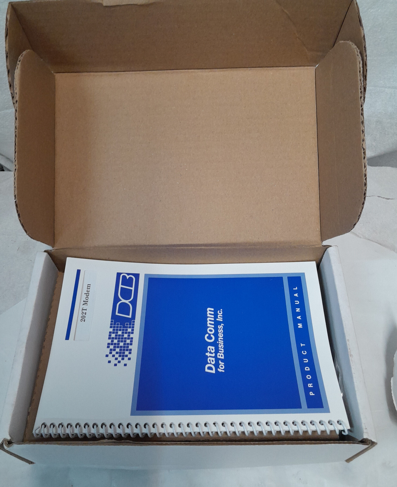 DCB Data Comm Business 202T Modem w/ Product Manual