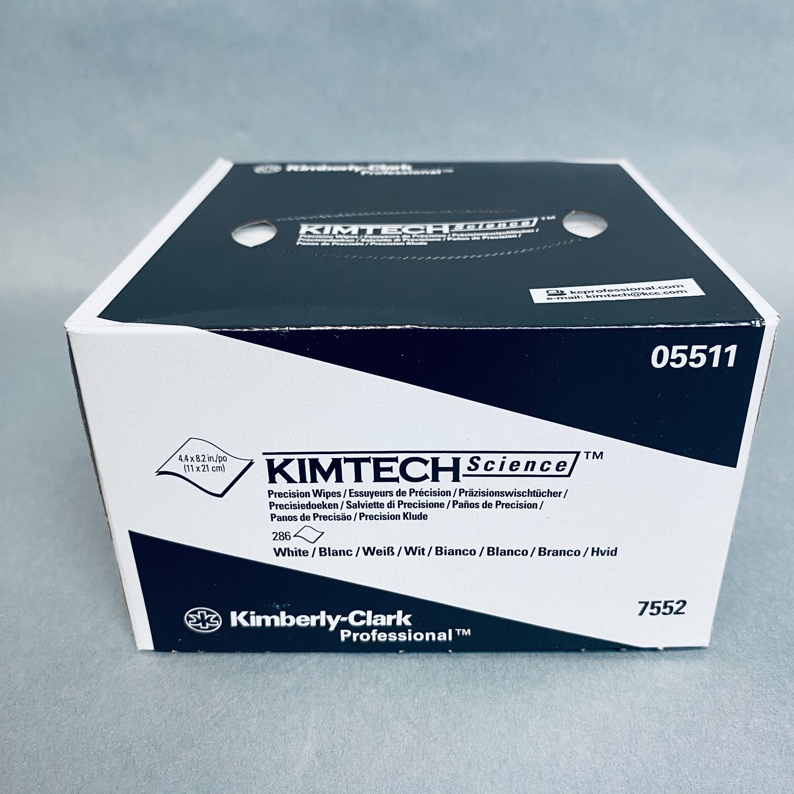 Kimberly-Clark Dry Wipes Low Lint Case of 60 Boxes with 286 Wipes Each