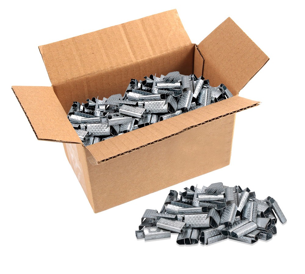 2000Pcs Banding Strapping Clips for 1/2″ Strap Width Polyester (PET) Strapping