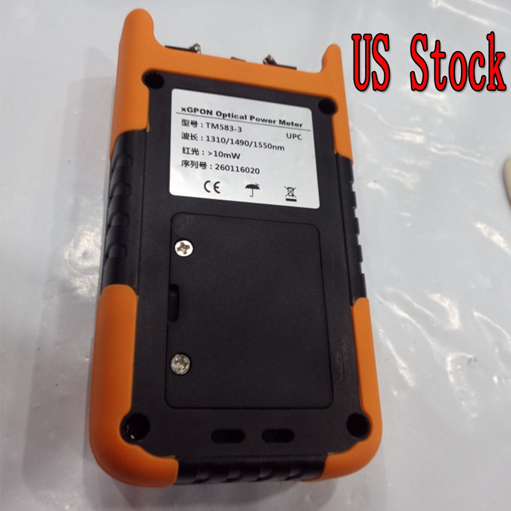 US Stock 10 XGPON Optical Power Meter Network Inspection Device 1310/1490/1550nm
