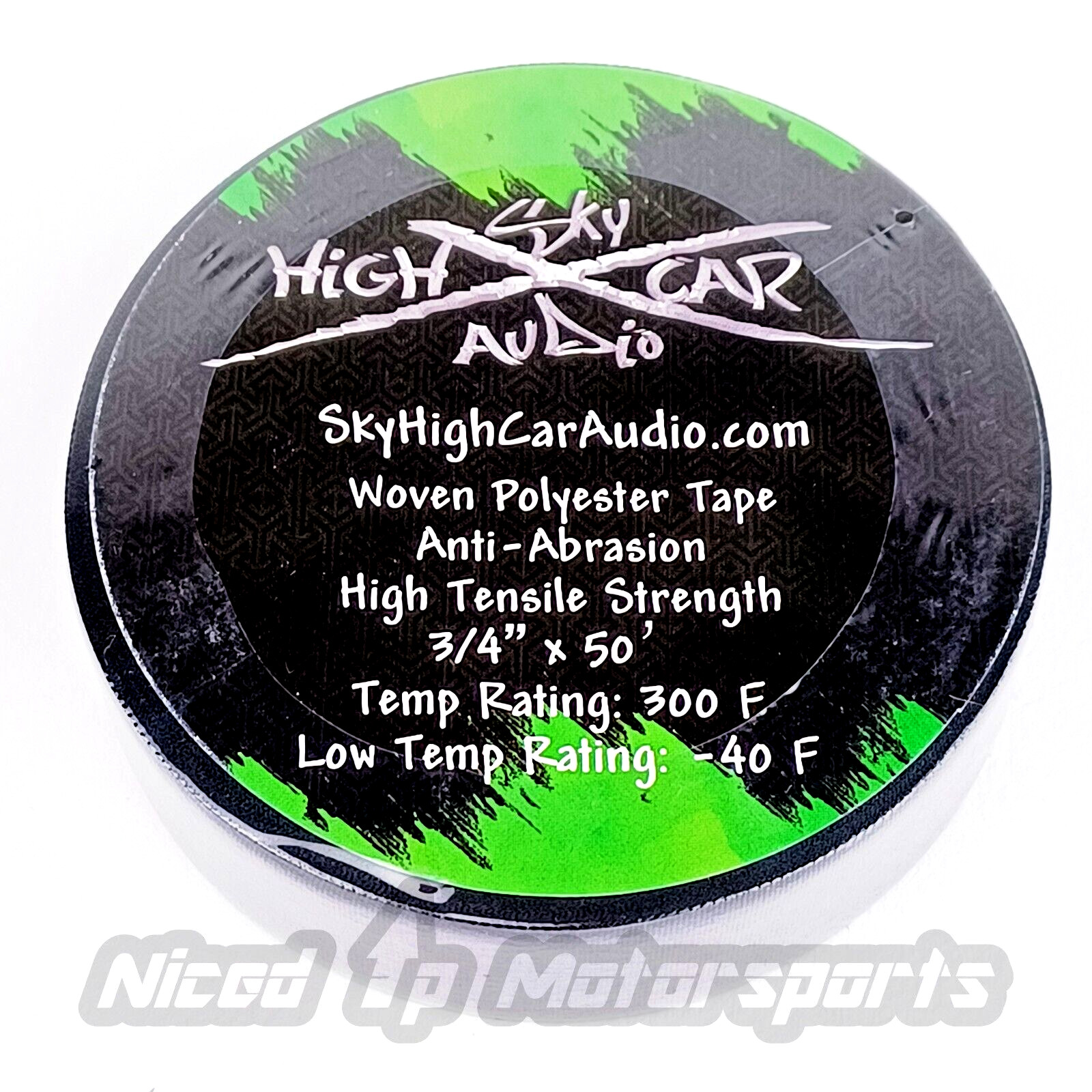 Sky High Car Audio Woven Polyester Anti-Abrasion Wire Harness Tape