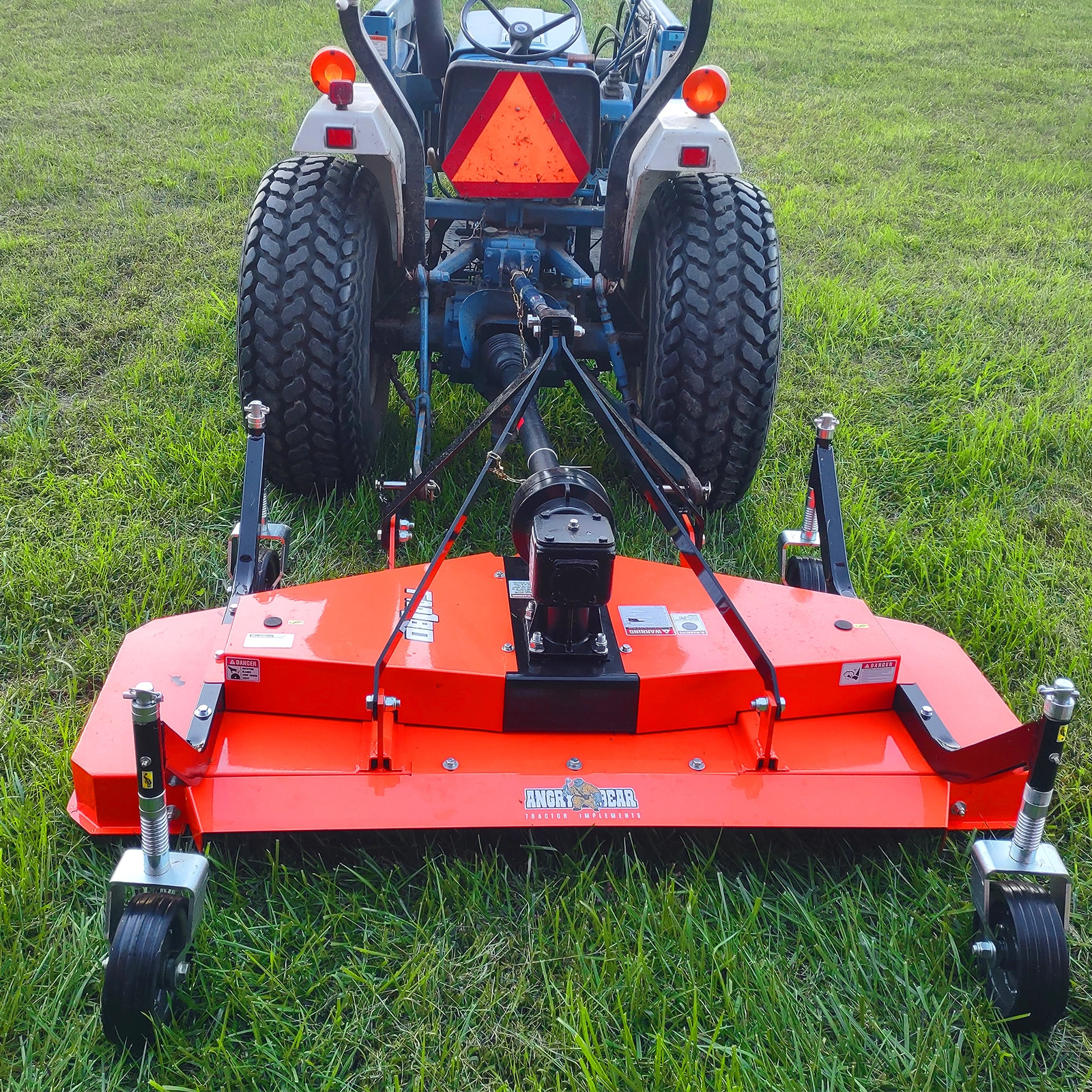 MechMaxx 3 Point PTO 4-Tires 72” Finishing Mower For 18-50hp Tractor, FM180