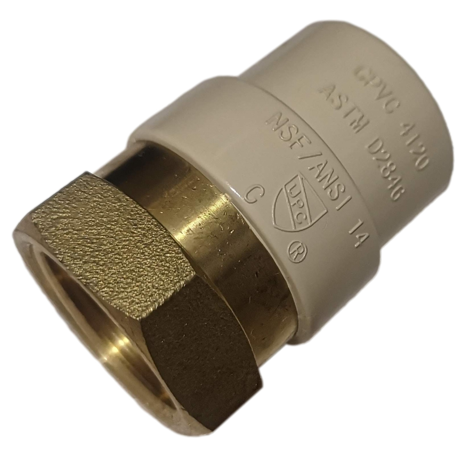 25 Pcs. 3/4″ Female NPT x 3/4″ CPVC Adapter, Lead Free, 3/4″ CPVC Female Adapter