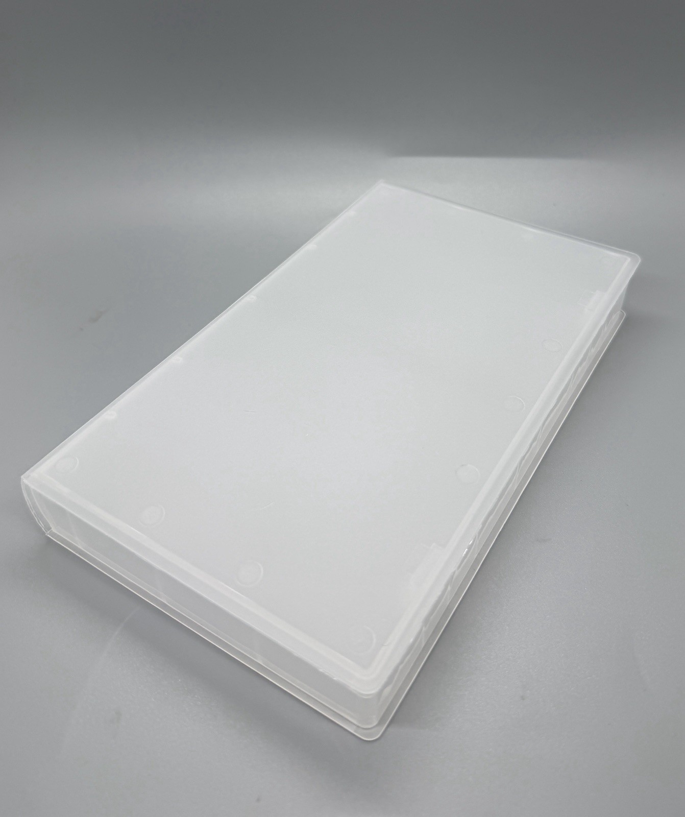 100 CLEAR VHS VIDEO LIBARY CASE NO SLEEVE, NO HUB, PSV14-NS FREE SHIPPING