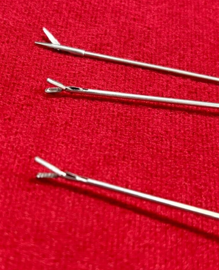 1Set-Laparoscopic Cystoscope Sheath Full Surgery Set 17FR & Graspers 5FR SS