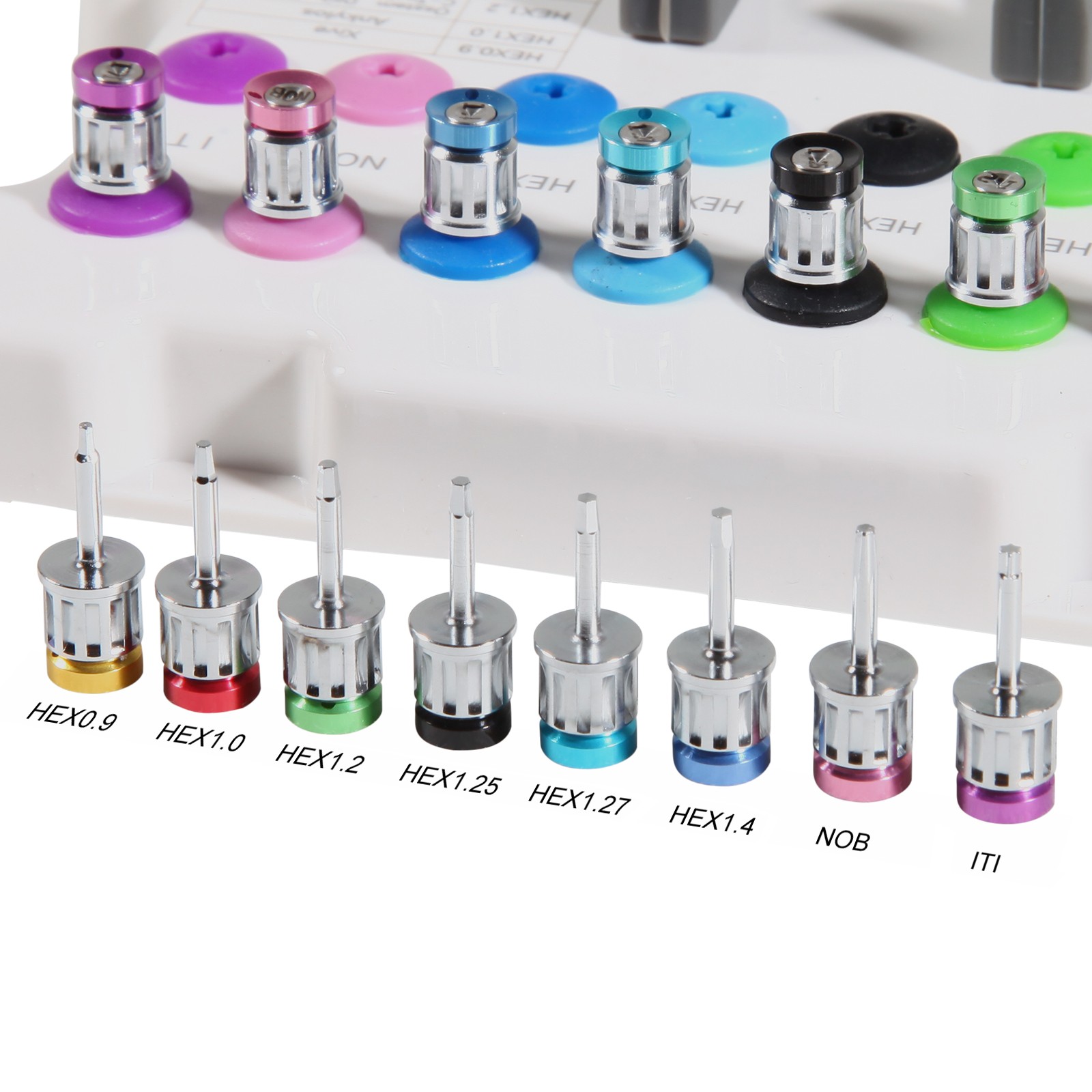 10x Dental Ultrasonic Scaler Piezo Tips Wrench fit EMS DTE SATELEC CE