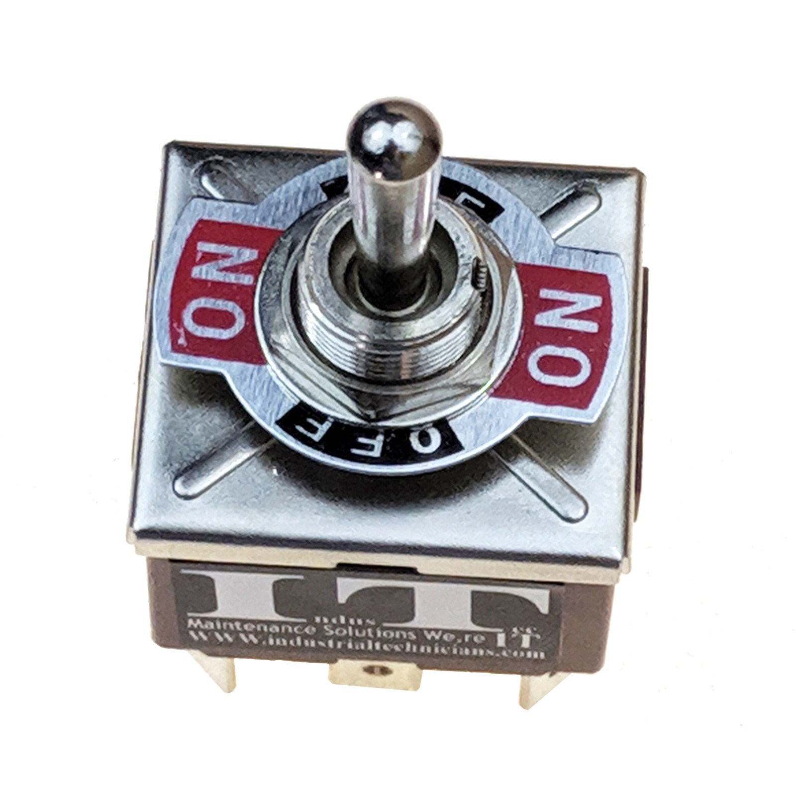 IndusTec 20A Toggle – Switch TPDT 2 Pos Maintained 9 pin Quick Plug Latching 12V