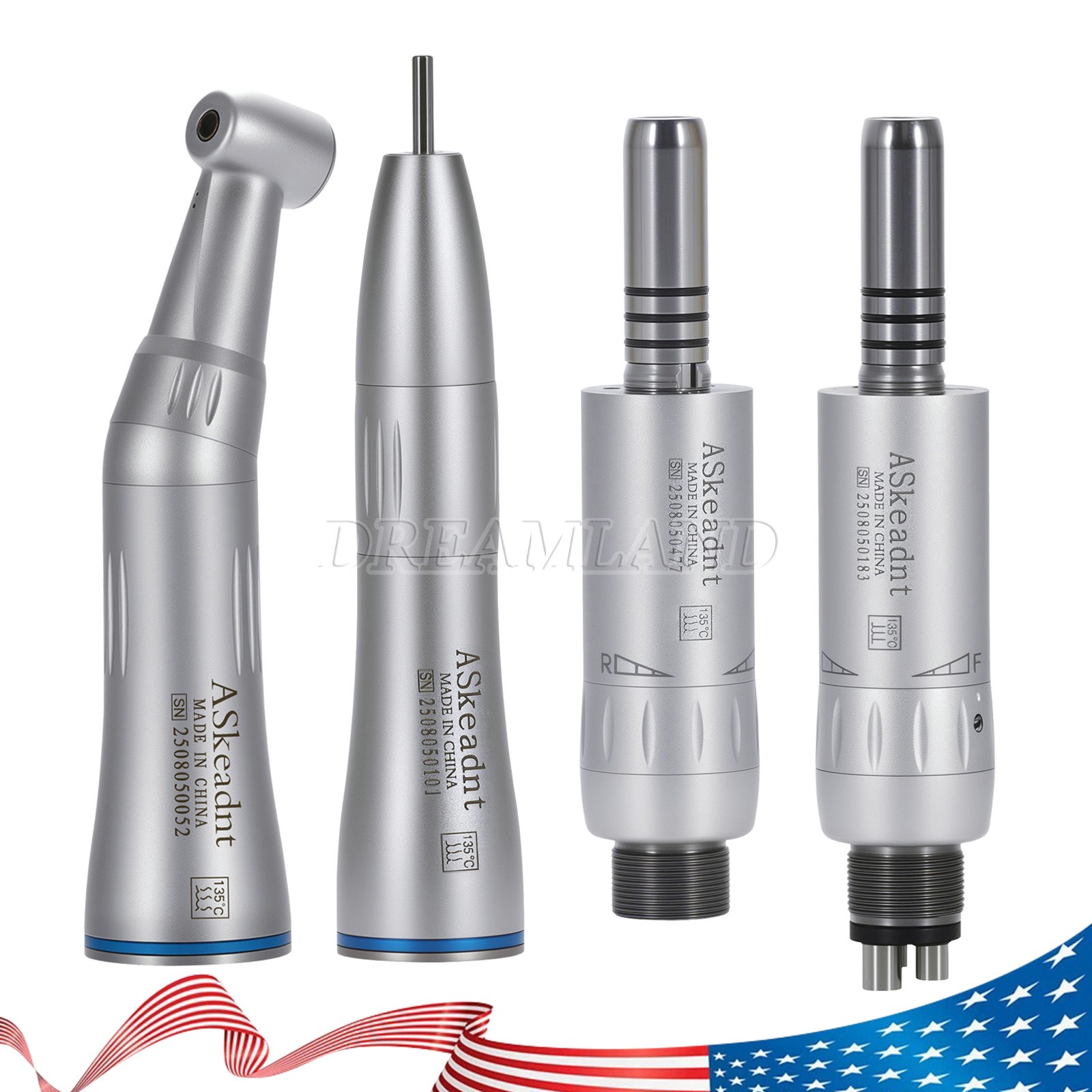 Estilo NSK Dental Contra Angulo Baja Velocidad Pieza de Mano 4Hole Micromotor