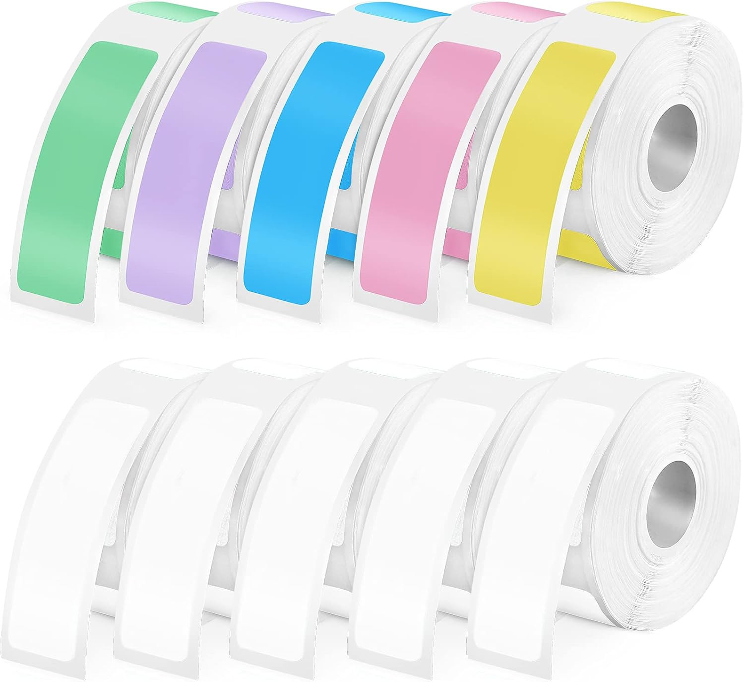 Gersoniel 1600 Pcs Label Tapes Compatible with D30 Label Printer Laminated Label