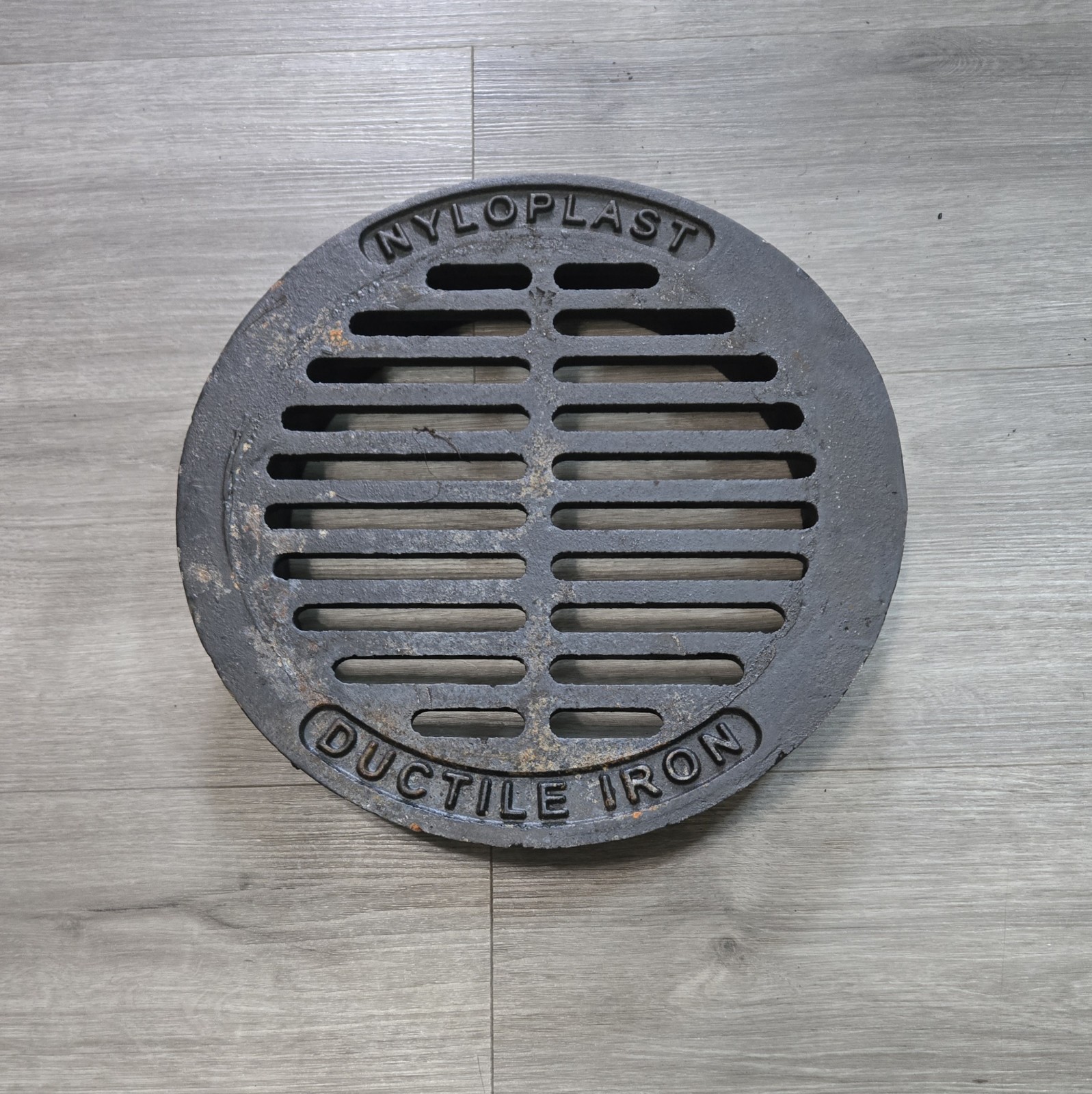 12 inch Nyloplast Ductile Iron Drop in Grate Advanced Draining Systems