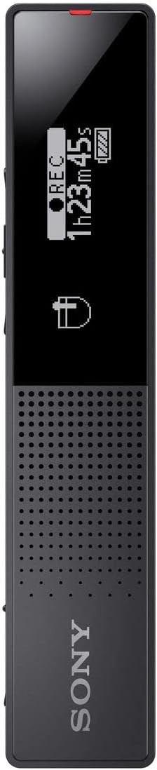 Sony ICD-TX660 Digital Voice Recorder 16GB Built-in Memory Black Slim Design NEW