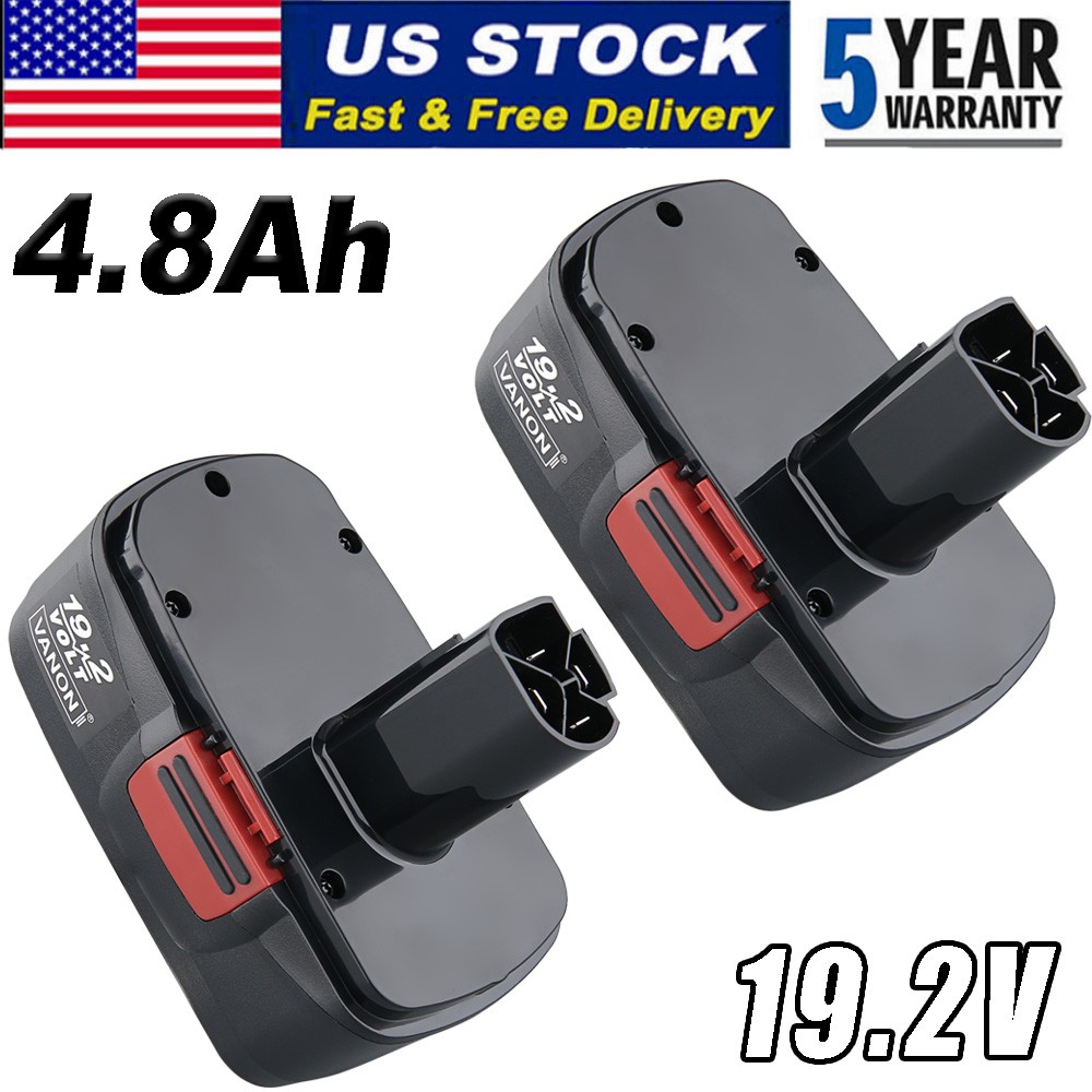 2PACK GJSC16 19.2V 4.8Ah NI-MH Battery For Craftsman C3 130279003 11375
