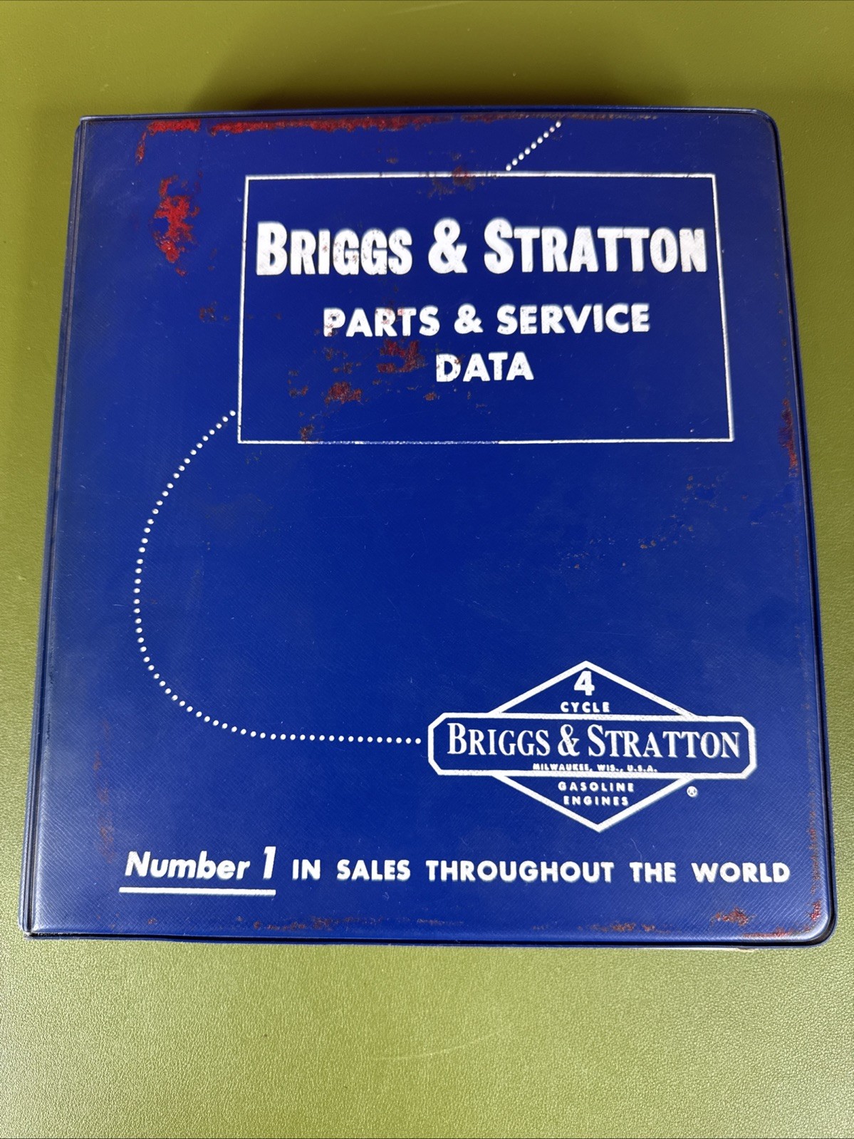 lot of 40 + vintage Briggs & Stratton Illustrated Parts List Manuals & Binder