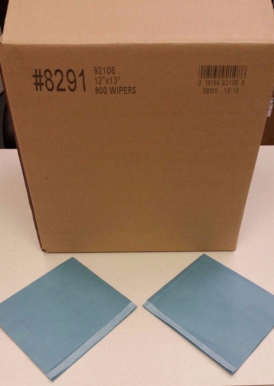Du-Pont Blue Sontara Quarter Folded, Flat Pack, 12″ X 13″, Blue, 800 sheets/cs.