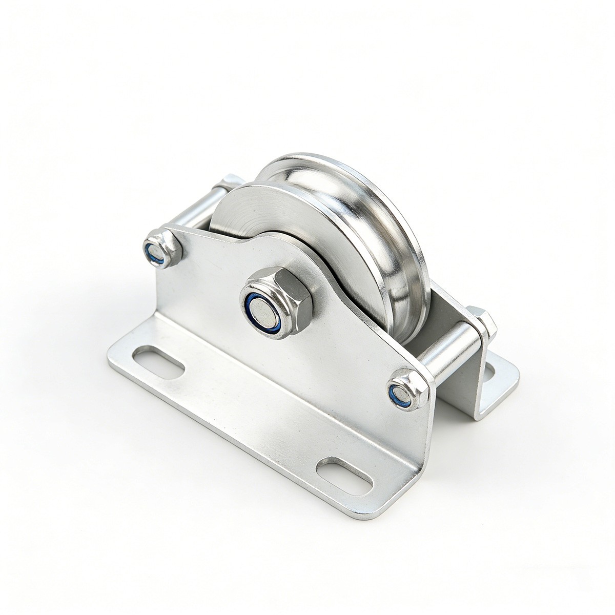 Silver U Type Guide Wheel Stainless Steel Industrial Mechanical Wheel HEYOUS