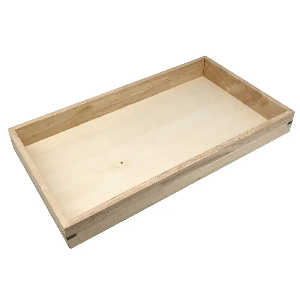 Natural Wood Full Size Jewelry Display Tray 14.75″ x 8.25″ x 1.5″