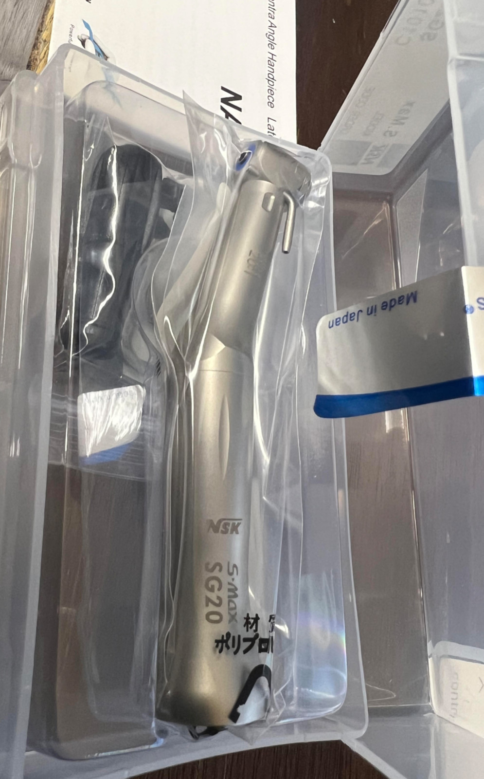 Dental 20:1 Reduction Implant Surgical Contra Angle Handpiece Push E-TYPE SG20