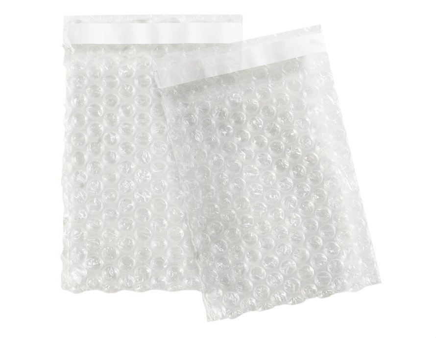 25 Pack 6″ x 8.5″ Clear Self Sealing Bubble Pouches Cushioning Shipping Bags