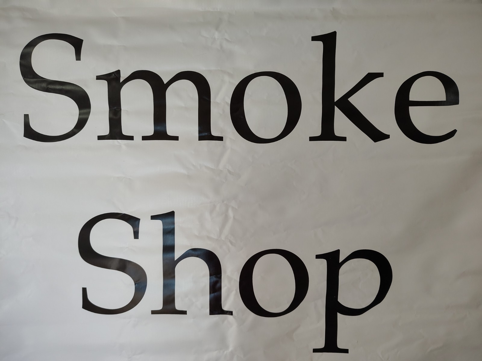 SMOKE SHOP COMING SOON Indoor Outdoor Vinyl Banner Sign Design Man Cave 48″ x 36