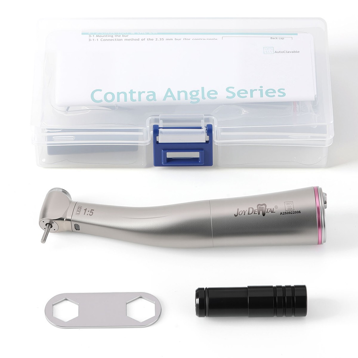 USA Dental 1:5 Increasing Electric LED Contra Angle Handpiece Mini Head 4 Spray