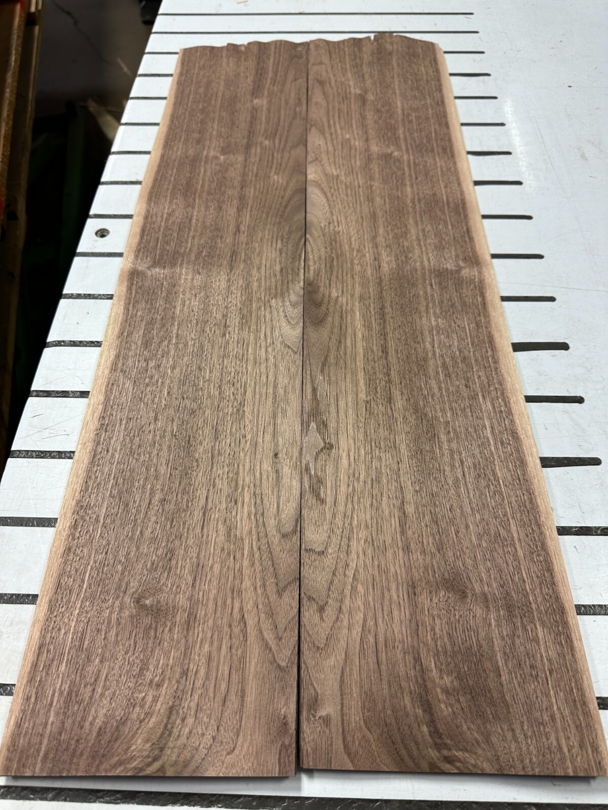 Walnut Raw Wood Veneer 7 sheets 28” x 5 1/2” WN1