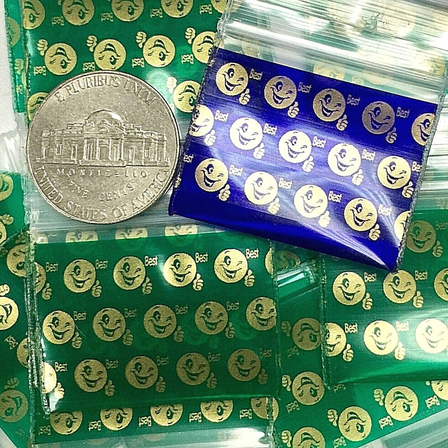 BaggiesSince1987 – 12510-S ZipSeal Bags 50 DESIGN MIX 1000 METALLIC ,👀Details🔽