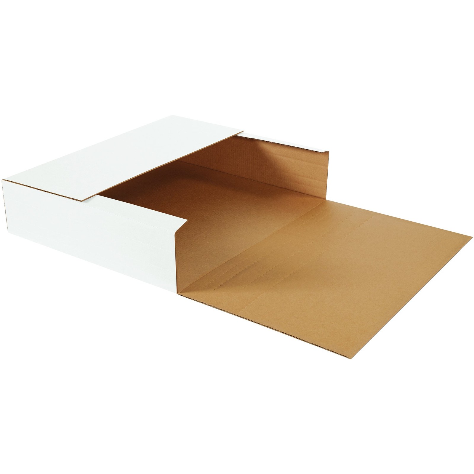 Jumbo Fold-Over Mailing Boxes 36x24x1/4 Inches, Pack of 20, Crush-Proof Shipping