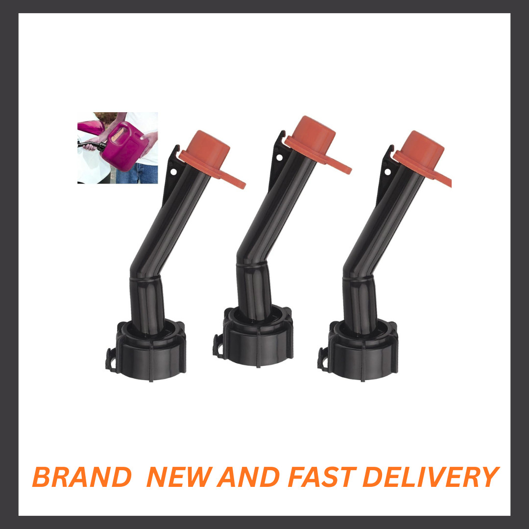 3PCS Fuel Gas Can Spout Nozzle Kit w/ Caps & Rings for Blitz Old Style 1-5 Gal C