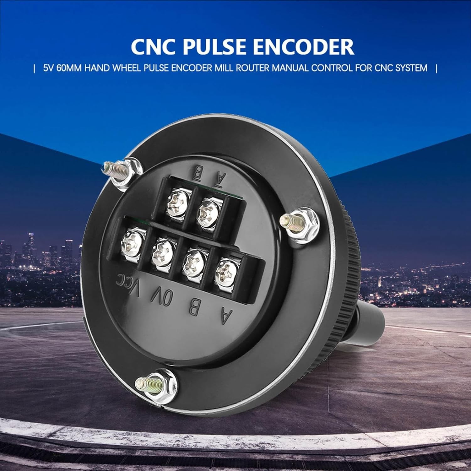 5V 60MM Rotary Encoder, CNC Controller, Terminal Pulser Handwheel, for Manual Pu