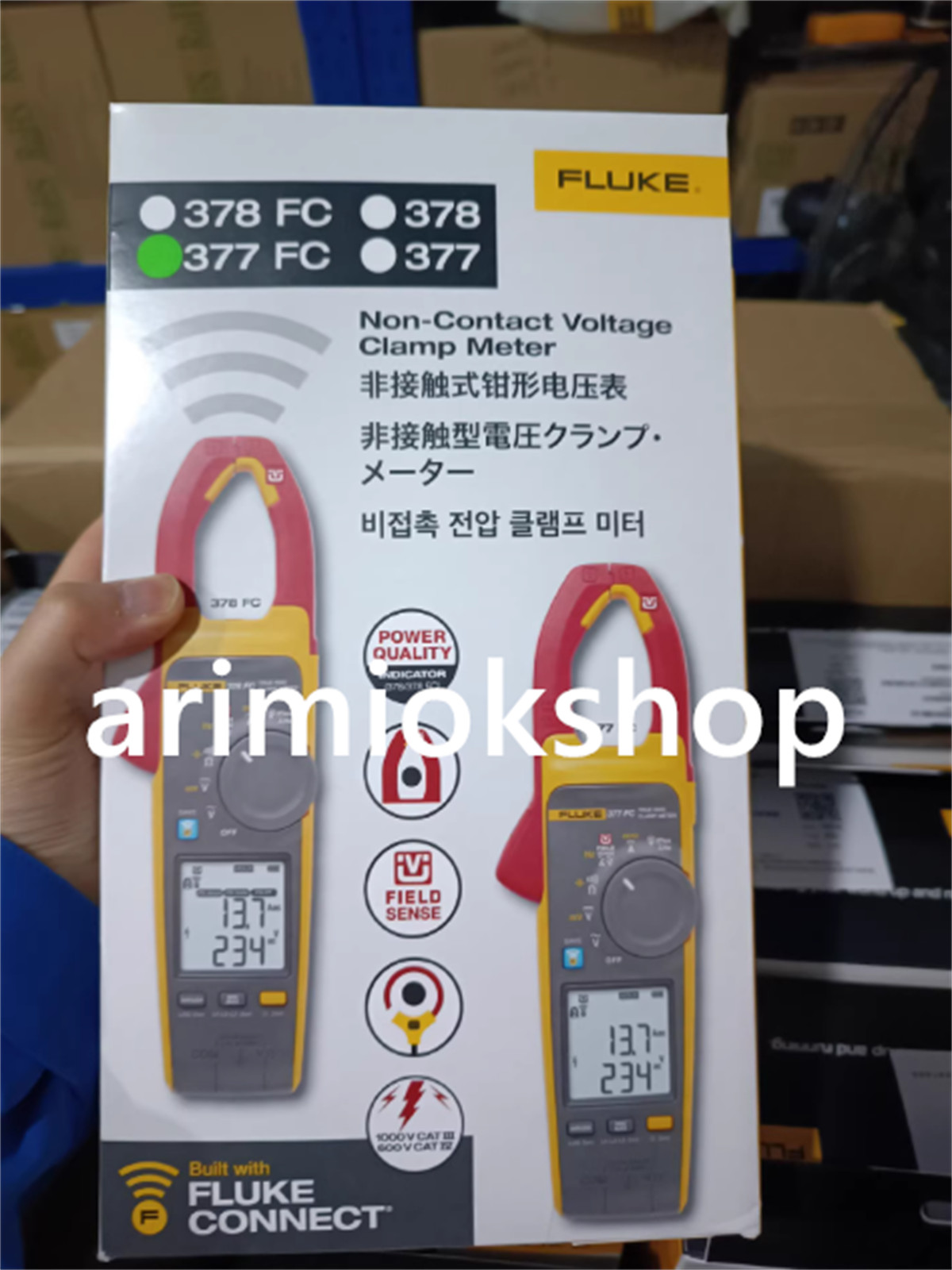 1PC NEW for FLUKE 377 FC Non contact voltage clamp meter Fast FedEx or DHL