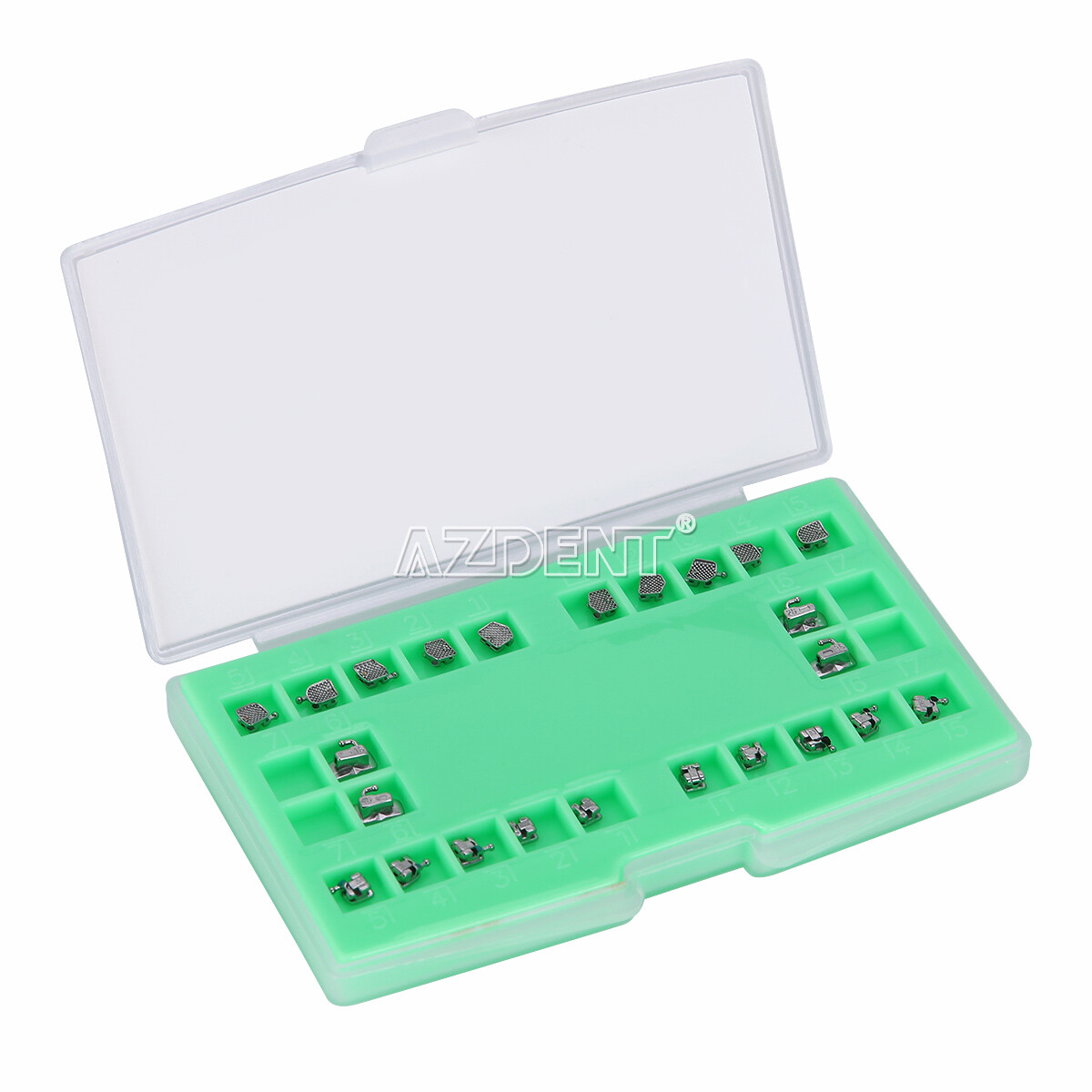 Dental Passive Self Ligating Bracket Roth/MBT 022 Hook 345&1st Molar Buccal Tube
