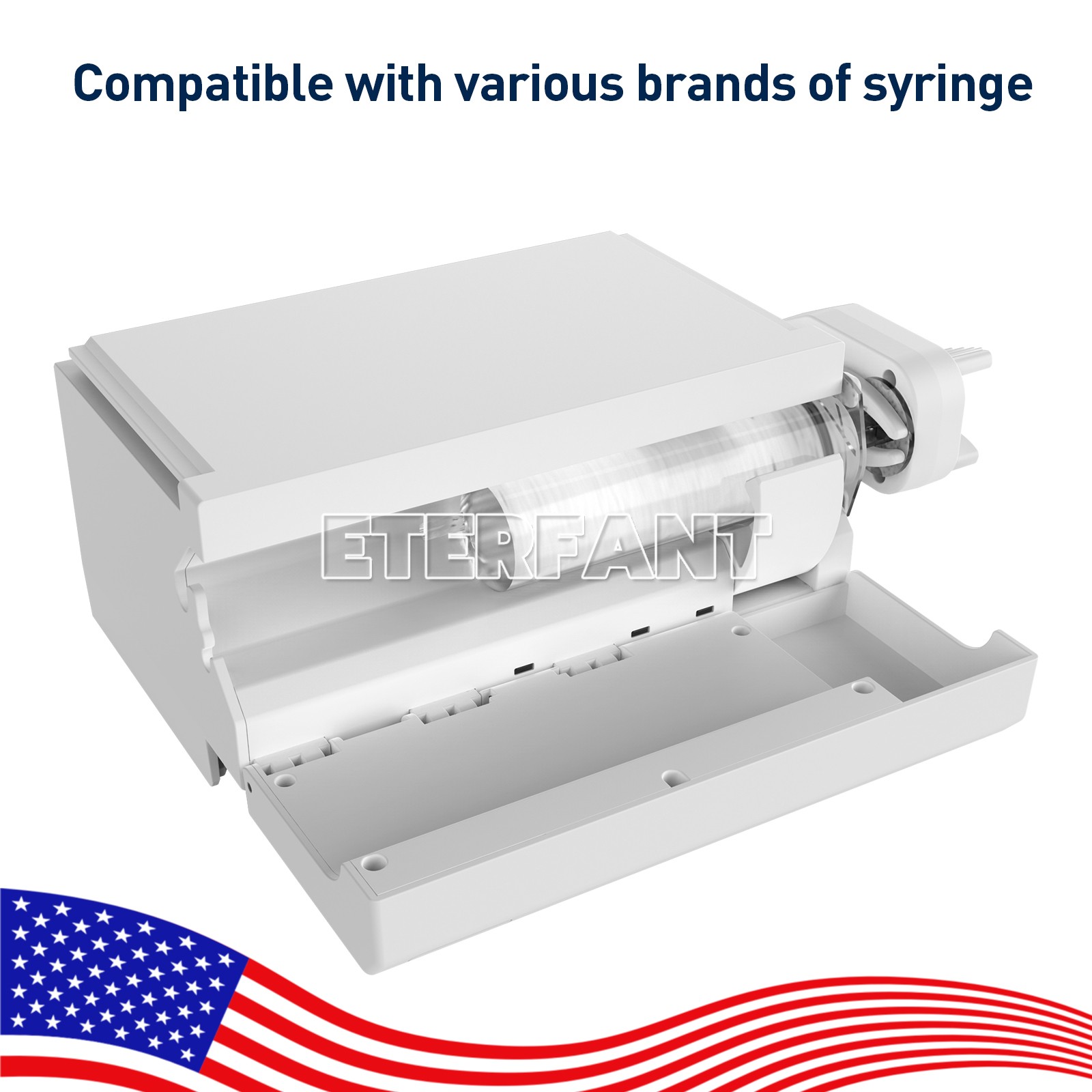 4.3inch Touch Screen Infusion Pump Stackable Type with Alarm for Human Use