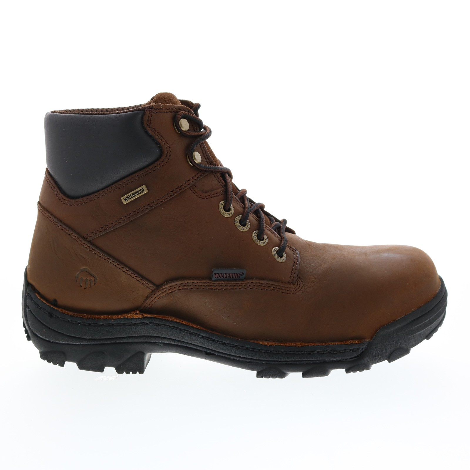 Wolverine Durbin Waterproof Steel Toe 6″ Mens Brown Work & Safety Boots