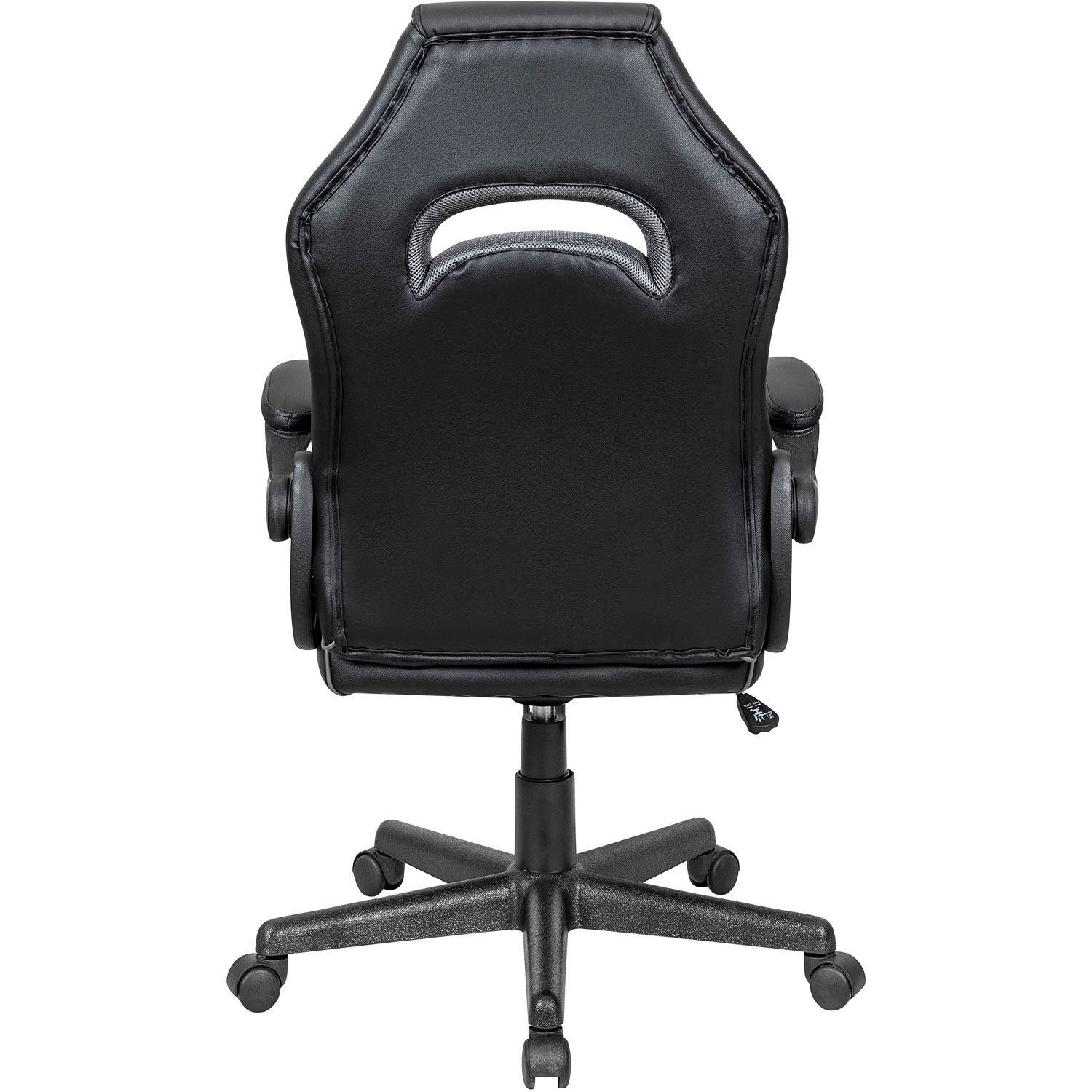 Racing/Gaming Chair Mid Back Synthetic Leather Black/Gray