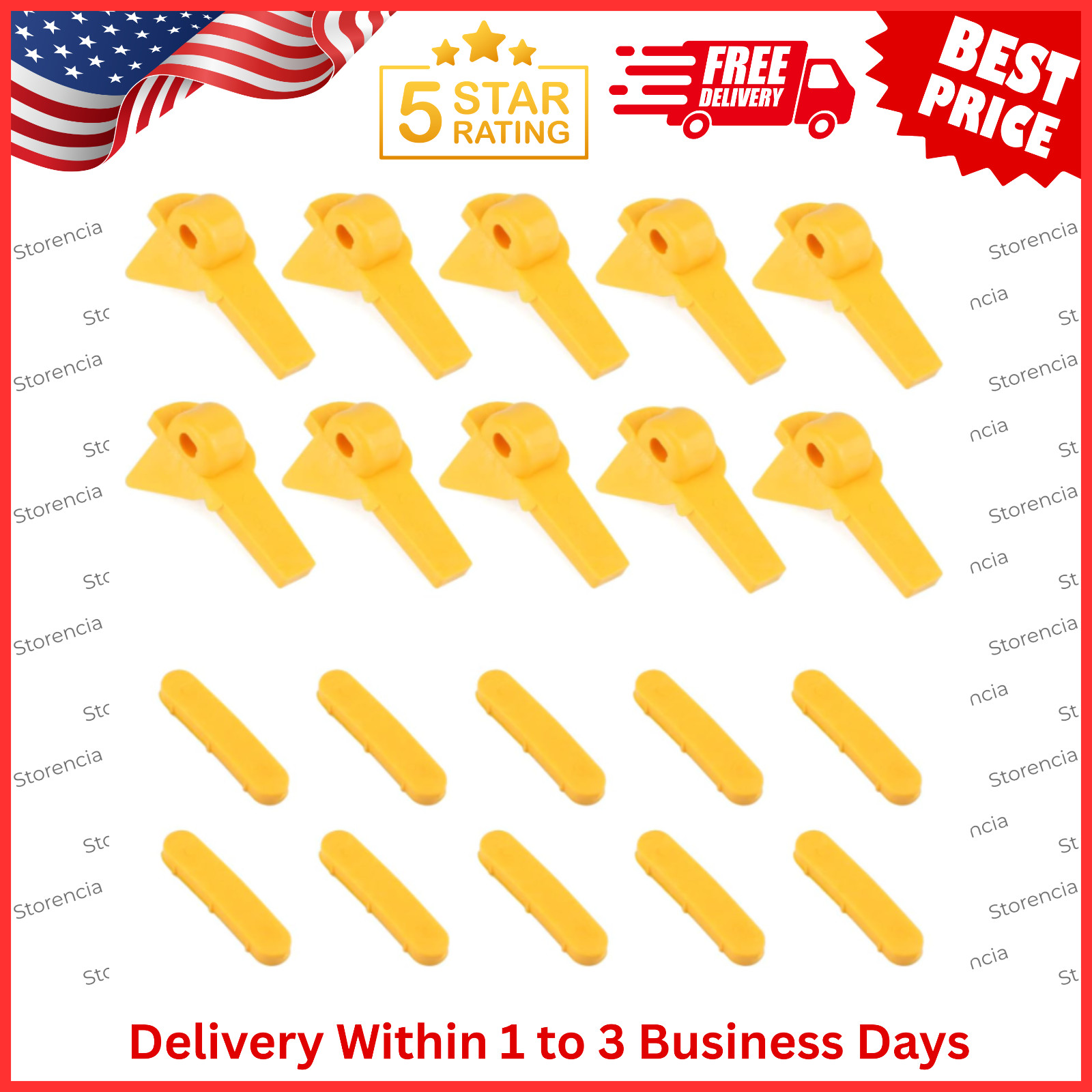 20 Pcs Tire Changer Duck Head Insert Rim Protector Guard Plastic Repair Kit