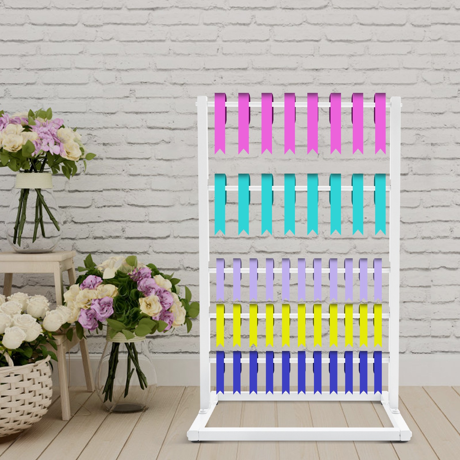 44*30*70cm Freestanding Multifunctional Rack 5 Tier Organizer Metal Rack