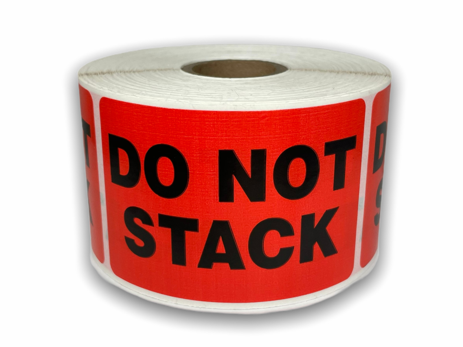 2″x3″ Red, DO NOT STACK Pallet Labels, Heavy, 2 Rolls Of 500 Each
