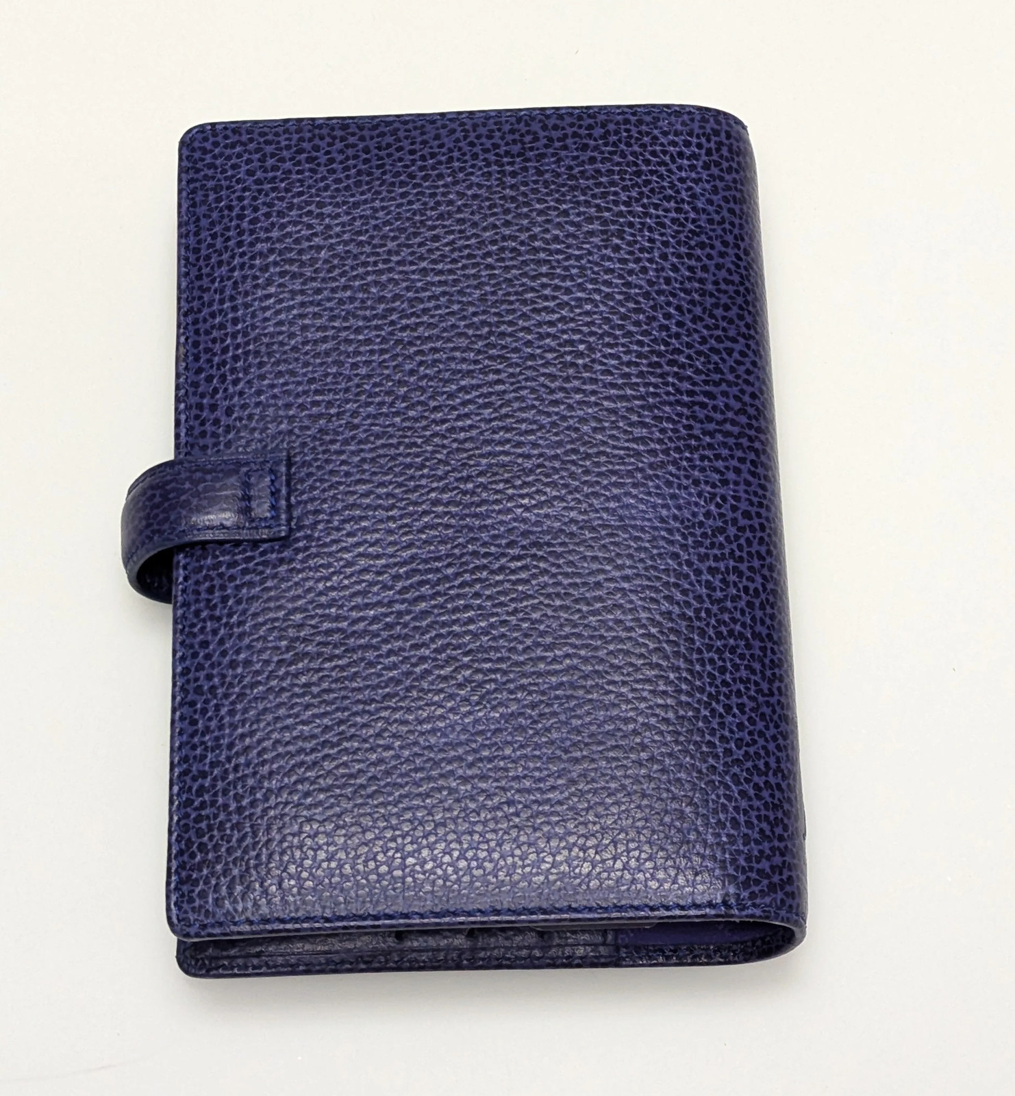 Filofax Finsbury Personal Electric Blue Leather Agenda New (#022499)